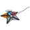 colorful hanging pentagram candle holder lantern 6
