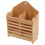 bamboo flatware organizer caddy for chopsticks fork drying rack 1