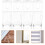 10pcs curtain chain hook for roller blind fixation and cord holder 3