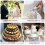 3 pcs foam cake molds round dummies for wedding shop display 8