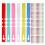 240pcs adjustable plastic plant labels, 6 colors, waterproof 10