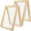 2pcs wooden paper making screen mold deckle frame for diy craft 1