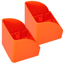 2Stk Orange Outdoor Steckdosenschutz Kunststoff