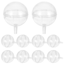 100pcs plastic clear chocolate holders for flower box packaging