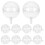 100pcs plastic clear chocolate holders for flower box packaging 1