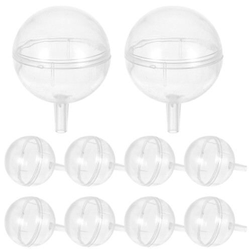 100pcs plastic clear chocolate holders for flower box packaging