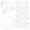100pcs plastic clear chocolate holders for flower box packaging 9