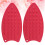 2pcs thick silicone iron rest pad, waterproof anti-slip mat (red) 7