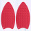 2pcs thick silicone iron rest pad, waterproof anti-slip mat (red) 9