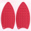 2pcs thick silicone iron rest pad, waterproof anti-slip mat (red) 10