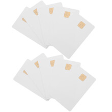 10pcs white blank chip key cards for