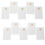10pcs white blank chip key cards for 10