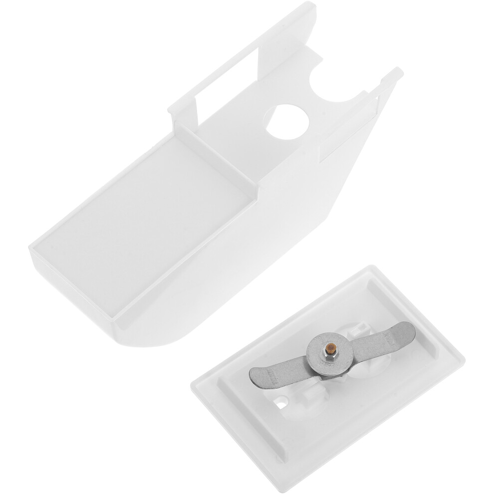 Hidden Wall Outlet Safe Key Storage Box White Plastic 1Pcs 3231466362242