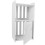 hollow carved modern bedside table with storage shelf 6