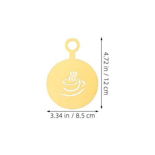 4 -stencils für latte art, kuchen, , sprühen 1