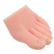 silikon maniküre übungs fußmodell für acryl nagelverlängerungen