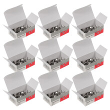 10 cajas de tachuelas metálicas 10 mm para tablón, mapas y documentos