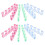 12pcs silicone toe separators for pedicure and nail art 11
