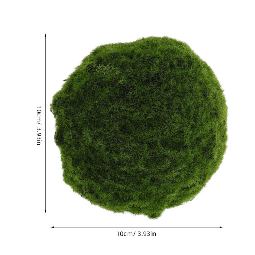 Palla Di Muschio Artificiale Verde 10 Cm Per Decorazione 1