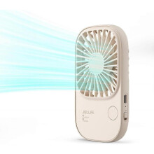 Mini Portable Fan, Handheld Fan, USB Rechargeable Handheld Fan with 3 Speeds, Battery Operated Eyelash Fan for Girls Kids Women Men Travel Brown