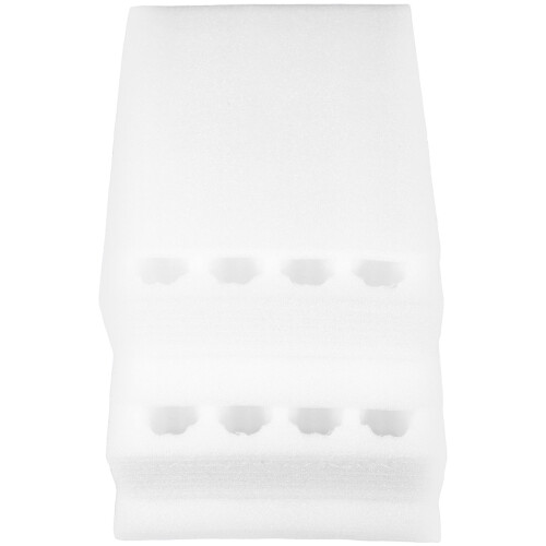set scatole schiuma per uova , contenitori , bianco