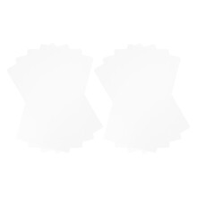 8 pezzi tappetino PVC trasparente 3D per bambini, stencil portatili
