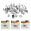 10 scatole puntine metalliche 10 mm per bacheche e documenti 10