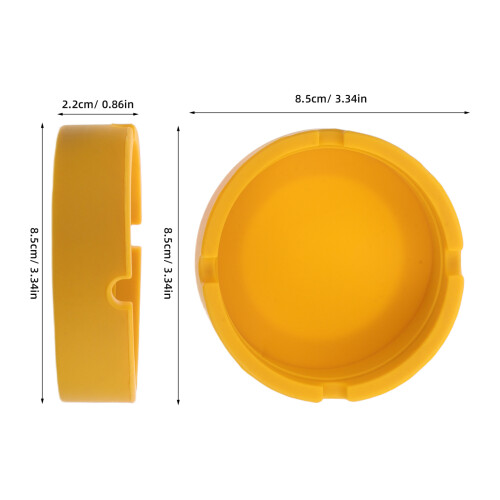 portacenere in silicone 3 pezzi tondo per esterni 2