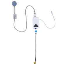 set tankloze waterverwarmer mini draagbaar met led display