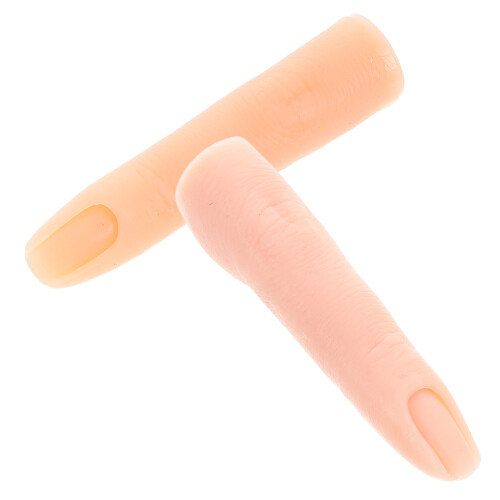 2 pezzi dita in silicone per nail art te