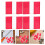 4pcs Acrylic Lock Hasp Clear Hinge Latch Buckle for Mini Doors Cabinet 10