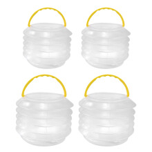 4 . składany pojemnik na pędzle, plastikowy organizer do