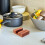 portacoperchi in con base e , organizzatore cucina 6