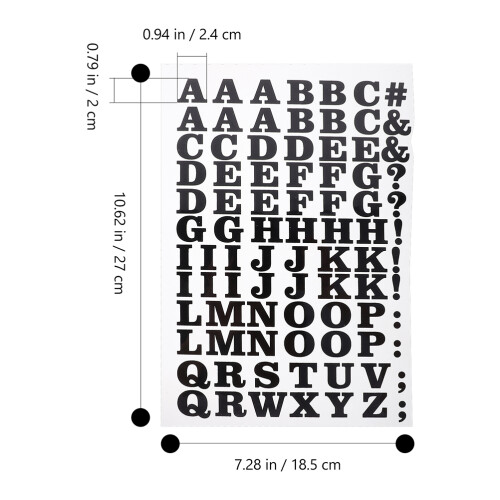 4Stk Bügelbuchstaben Patches Schwarzem Vinyl Für DIY 1