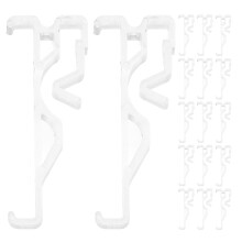24 stuks transparante valance clips 2,5 inch voor jaloezieën