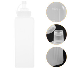 squeeze-flasche 1000 ml kunststoff für soßen, ketchup, dressing,