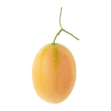 2St Kunstmatige Cantaloupe Model Decoratieve Fruitprop Voor Kinderen