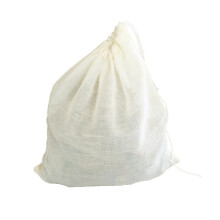10 8x10 cm baumwollbeutel mit zugband für nussmilch, tee, saft