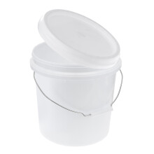 kunststoff farbeimer 5 l mit griff und deckel