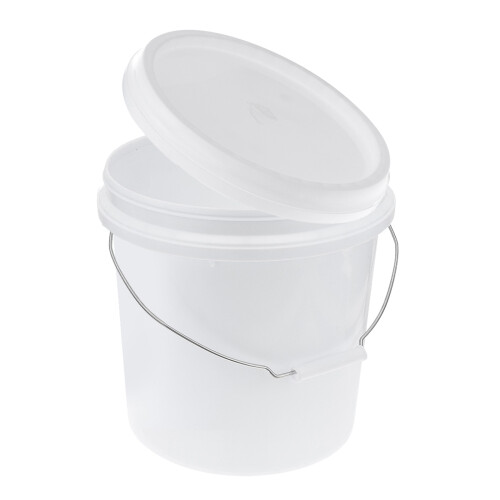 kunststoff farbeimer 5 l mit griff und deckel