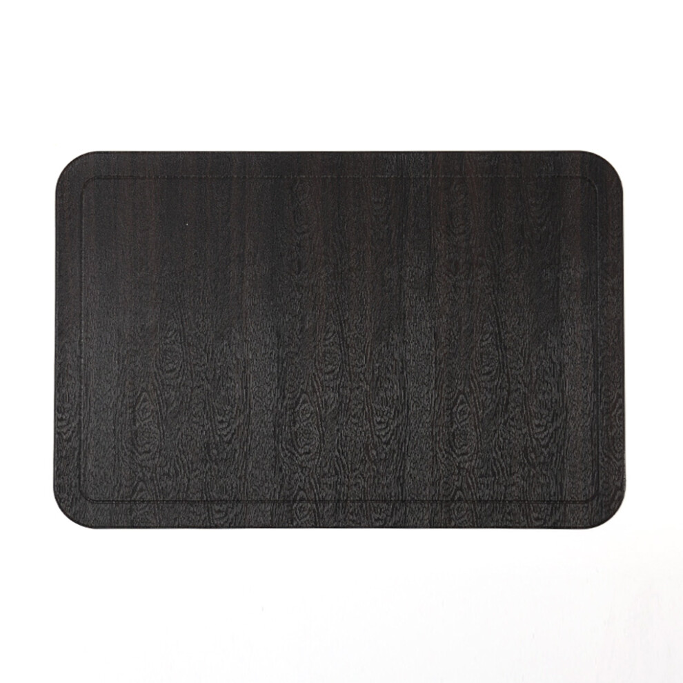 (Black) Table Mat PU Pad Placemat Bowl Coaster Oil-Proof Washable Dining-image-OPC-PKKGNKH-NEW