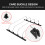 5pcs galvanized iron shelf divider for supermarket storage partitions 11