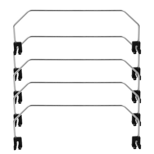 5pcs galvanized iron shelf divider for supermarket storage partitions 1