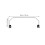 5pcs galvanized iron shelf divider for supermarket storage partitions 6