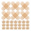 50pcs Chocolate Wrappers Hollow-Out 1