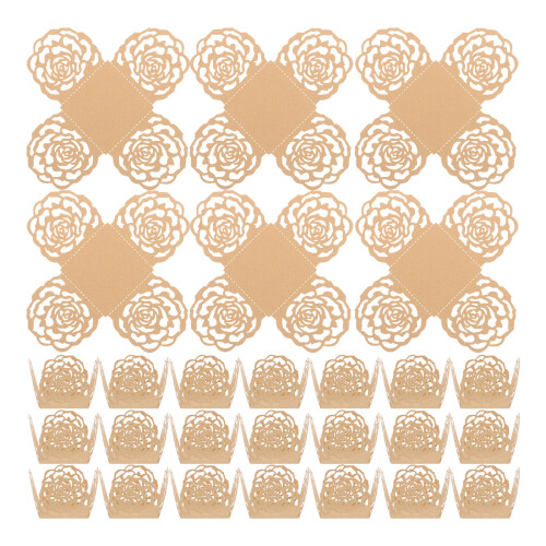 50pcs Chocolate Wrappers Hollow-Out
