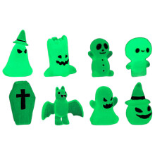 40 pcs glow in the dark resin halloween desktop ornaments