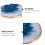 1pc Agate Stone Geometric Round Coaster Heat Insulation Pad 2