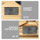 8 pezzi borsa per 23,7x13,4" con 8