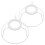 2pcs e27 metal lampshade frame brackets for handmade light covers 10